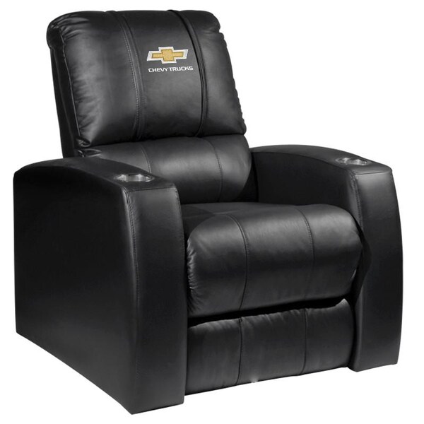 Dreamseat Home Theater Recliner with Chevy Trucks Logo XZ418301RHTCDBLK-PSGMC61001 - main